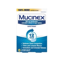 Mucinex 12小时咳嗽祛痰片 40克