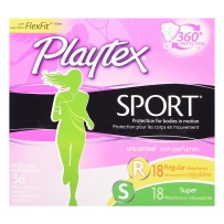 Playtex Sport 无味运动棉塞 36支