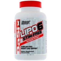 Nutrex Research Labs Lipo 6 无刺激液体减脂胶囊 120粒