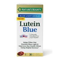 Nature's Bounty Lutein Blue自然之宝 叶黄素+锌 软胶囊 30粒 保护视力