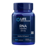 美国LifeExtension RNA 核糖核酸胶囊 500mg 100粒 维护细胞健康