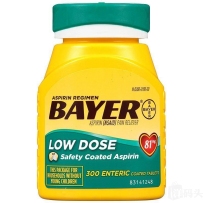 Bayer 拜耳 低剂量阿司匹林 肠溶片 81mg*300粒