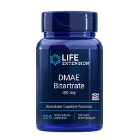 美国 LifeExtension DMAE二甲氨基乙醇 150mg 200粒 健脑营养增强记忆力