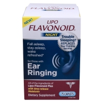 Lipo-Flavonoid Plus神经性耳鸣美泥尔综合症75粒夜用型夜间修复脂类黄酮