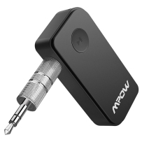 美国Mpow BH044蓝牙适配器音响蓝牙接收器音频车载aux适配器转音箱耳机 黑色