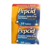 Pepcid Maximum Strength抗胃酸吞服片50片*2盒装