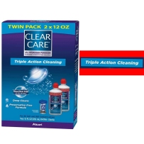 爱尔康 Clear Care plus 隐形眼镜清洁液套装 355ml*2 