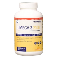 Ocean Blue 鱼油（Omega-3 ）2100mg-120粒软胶囊 心脏病专家推荐