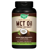 美国 Nature's Way MCT Oil 纯椰子油 180粒软胶囊 进口代餐饱腹减肥塑身