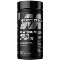 肌肉科技 MUSCLETECH 白金复合维生素b族b12 含多种综合维生素 男士运动健身维生素 90片