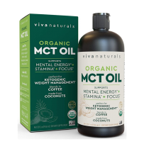 美国进口 Viva Naturals MCT油 纯中链甘油三酯椰子油生酮 946毫升
