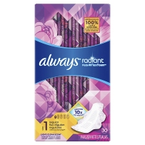 Always Radiant液体超薄护翼卫生巾普通流量日用（清香型）30片1号