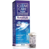 爱尔康 Clear Care  Plus Cleaning 隐形眼镜护理液 355ml加强版泡泡淸洗液