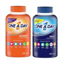  One A Day 美国拜尔Bayer 复合综合维生素组合装 男士+女士 300粒/瓶