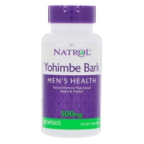 Natrol 纳妥 天然育亨宾树皮精华胶囊 500mg*90粒 促进男性性健康和活力的天然草本
