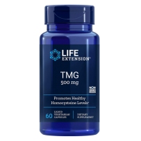 LifeExtension 甲基甘氨酸甜菜碱半胱氨酸TMG 500mg 60粒 养肝护肝 心血管健康