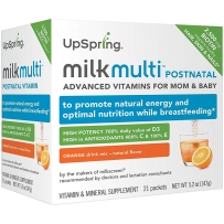 婴尔葆 UpSpring Milkmulti 母乳喂养 2合1产后维生素 147g 生物素2500 mg