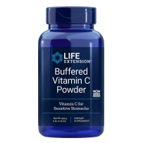 美国 Life Extension 缓释维生素C粉VC粉 454g 含钙镁锌钾 补充营养 增强免疫力