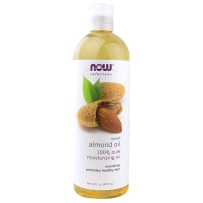 Now Foods almond oil 甜杏仁油 473ml 保湿消除妊娠纹