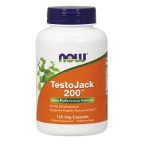 美国NOW Foods 诺奥 东革阿里精华睾酮素提高性能力延时促荷尔蒙分泌TestoJack 200 120粒