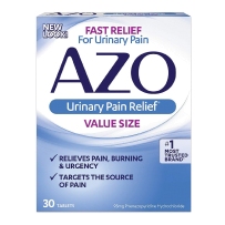 AZO Standard Urinary缓解尿痛尿急灼烧感维生素类30片装