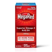 Schiff旭福 南极磷虾油omega-3虾青素卵磷脂软胶囊350mg60粒 保质期到2020年9月