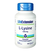 Life Extension赖氨酸增长素 青少年儿童益智促生长100粒