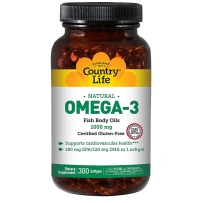 Country Life Omega-3鱼油1000mg  300粒