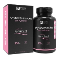 Sports Research Phytoceramides 350mg 100％植物神经酰胺皮肤保湿 30粒液体软胶囊