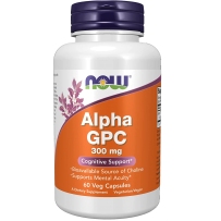NowFoods诺奥 阿尔法GPC胶囊300毫克 60粒 