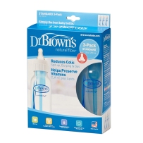 Dr. Brown's 布朗博士 标准口径经典防胀气奶瓶  250ml 三只装