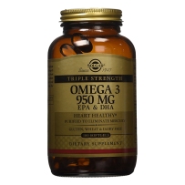 Solgar-三倍强度鱼油Omega-3 EPA&DHA950毫克100胶囊