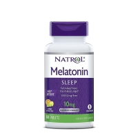 Natrol Melatonin褪黑素片松果体素改善助睡眠安眠10mg 60粒