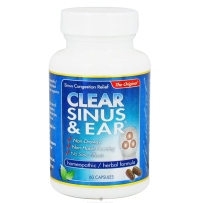 美国Clear Products Clear Sinus & Ear 缓解鼻窦耳朵不适60粒