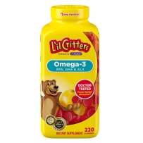 L'il Critters 丽贵 熊宝宝 小熊糖Omega-3鱼油DHA 220粒