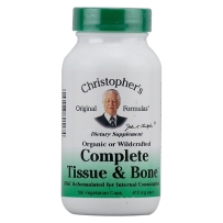 Christopher's Original Formulas 完整组织和骨骼素食胶囊440mg 100粒