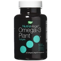 美国 Nature's Way 藻油 Omega-3藻油素食补充剂EPA+DHA 500mg 30粒