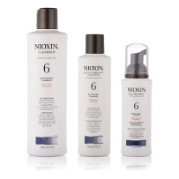 NIOXIN俪康丝6号防脱生发洗发水护发素精华液三件套 针对粗硬重度脱发