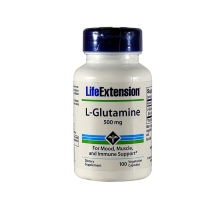 life extension L-Glutamine谷氨酰胺100粒胃炎溃疡提高耐力