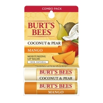Burt's Bees美国小蜜蜂无色润唇膏*2支补水持久保湿滋润防干裂 芒果 可可梨唇膏