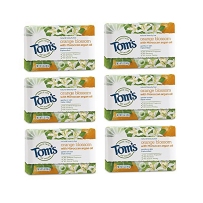 美国Tom's of Maine天然橙花美容皂配摩洛哥摩洛哥坚果油113G*6敏感皮肤孕妇适用香皂