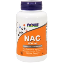 NOW FOODS诺奥N-乙酰半胱氨酸 NAC 600mg100粒 维护细胞健康