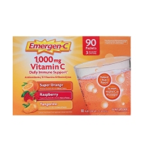 Emergen-C防抗感冒增加富含维生素VC果汁冲剂90包三种水果口味
