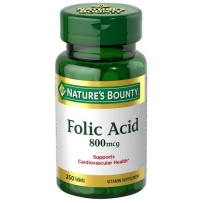 Nature's Bounty 自然之宝 Folic Acid 叶酸片 800mcg 250粒