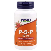 Now Foods 诺奥  P-5-P维生素B6素食胶囊 90粒 成人膳食补充维护神经系统健康