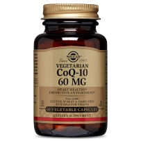 Solgar Vegetarian CoQ-10 辅酶素食胶囊 60mg 60粒  成人中老年心脏保护强健心肌