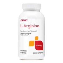 美国进口GNC 健安喜 精氨酸片 L-Arginine 男士备孕缓解疲劳提升精子质量 500mg 90粒