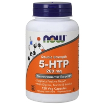  美国NOW Foods 诺奥 5-HTP羥色胺酸 200mg120粒 抗抑郁舒缓情绪改善睡眠 