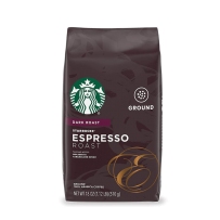  星巴克 Starbucks  意式浓缩黑咖啡粉（深度烘焙）510g