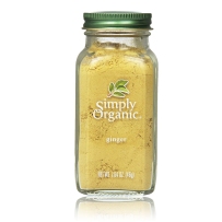 Simply Organic 生姜粉 46g 小姜黄生姜粉食用纯姜粉 可冲泡调料洗头 暖胃营养健康